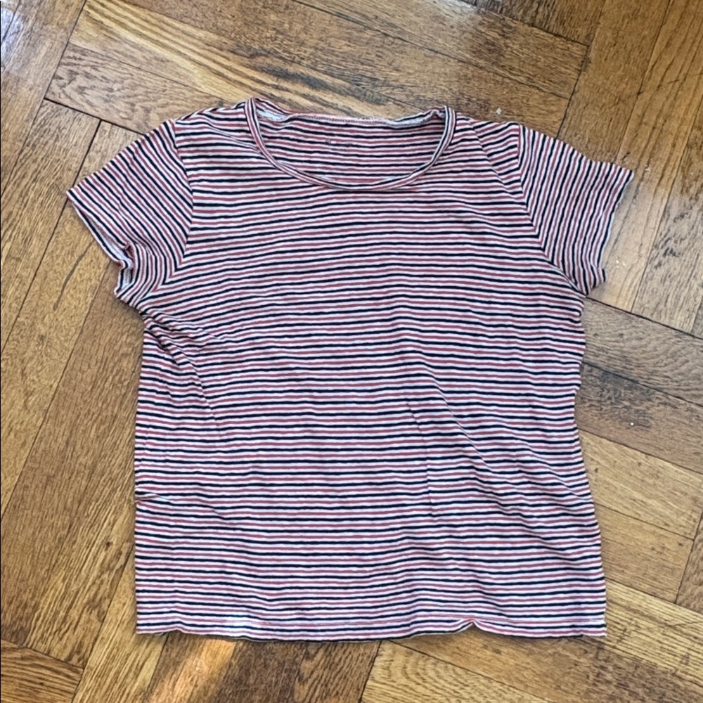 Madewell Striped Short-Sleeve Tee Extra Small